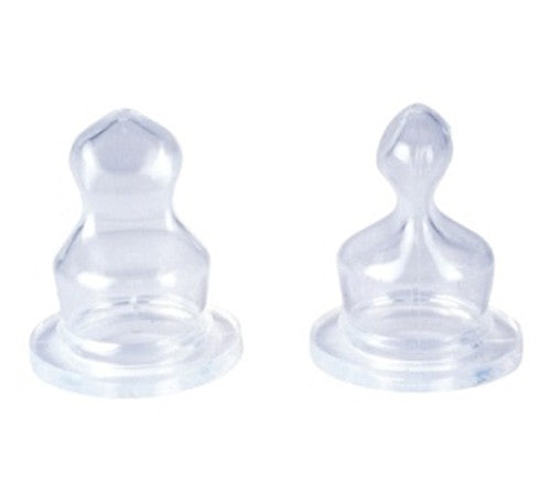 Canpol Babies Narrow-Neck Silicone Feeding Teat – MINI – 0–3 months – 2 pcs