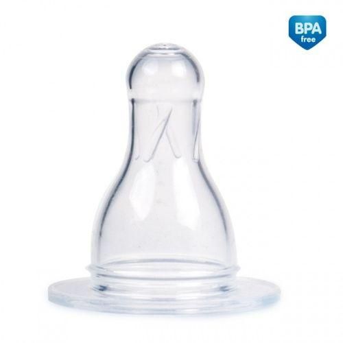 Canpol Babies Narrow-Neck Silicone Feeding Teat – SLOW – 3–6 months – 1 pc