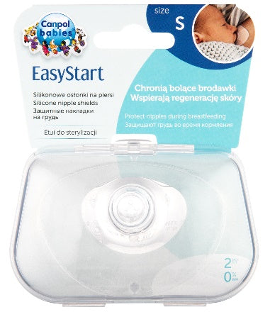 Canpol Babies EasyStart Silicone Nipple Shields – 2 pcs – S