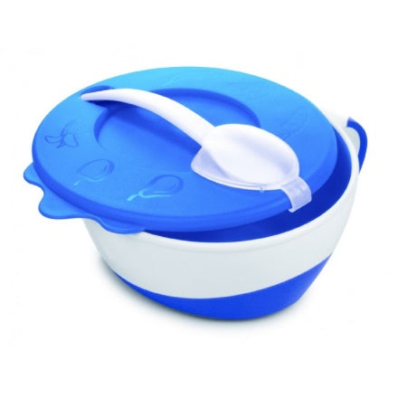 Canpol Babies Bowl with Lid & Spoon – LITTLE COW – 350 ml
