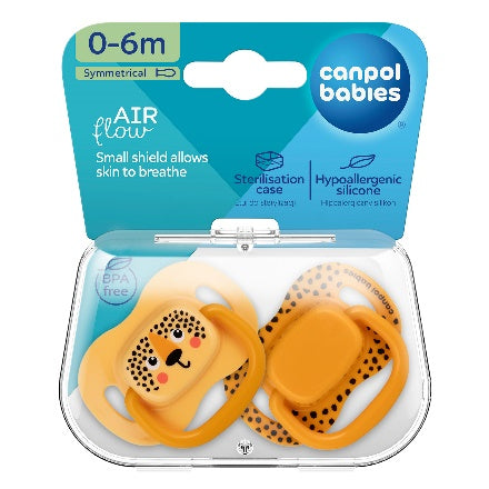 Canpol Babies Silicone Soother – BabiesBoo – 0–6 months – 2 pcs