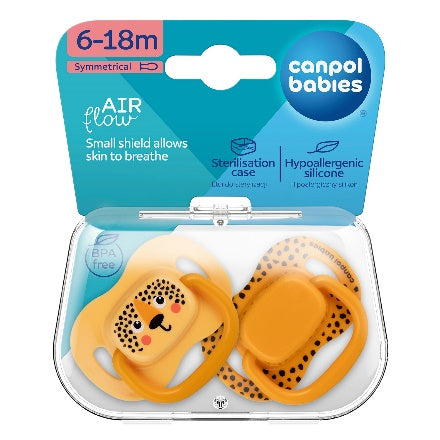 Canpol Babies Silicone Soother – BabiesBoo – 6–18 months – 2 pcs