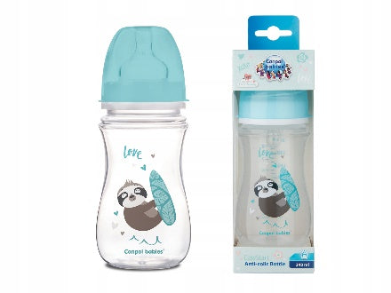 Canpol Babies EasyStart Wide-Neck Bottle – EXOTIC ANIMALS – 240 ml