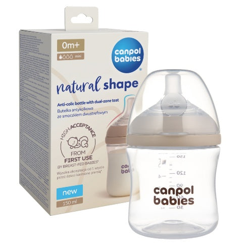 Canpol Babies Natural Shape Bottle – NATURAL SHAPE – 150 ml