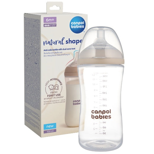 Canpol Babies Natural Shape Bottle – NATURAL SHAPE – 330 ml