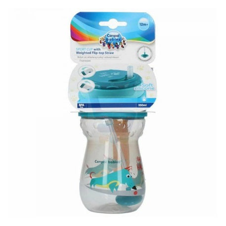 Canpol Babies Weighted Straw Cup – 350 ml – 9m+