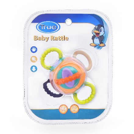 TRUE Round Rattle with Rubber Handles