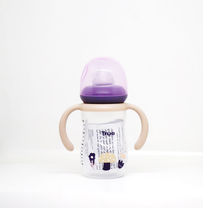 TRUE Gold Standard-Neck Bottle with Handles — 150 ml — 0+ months